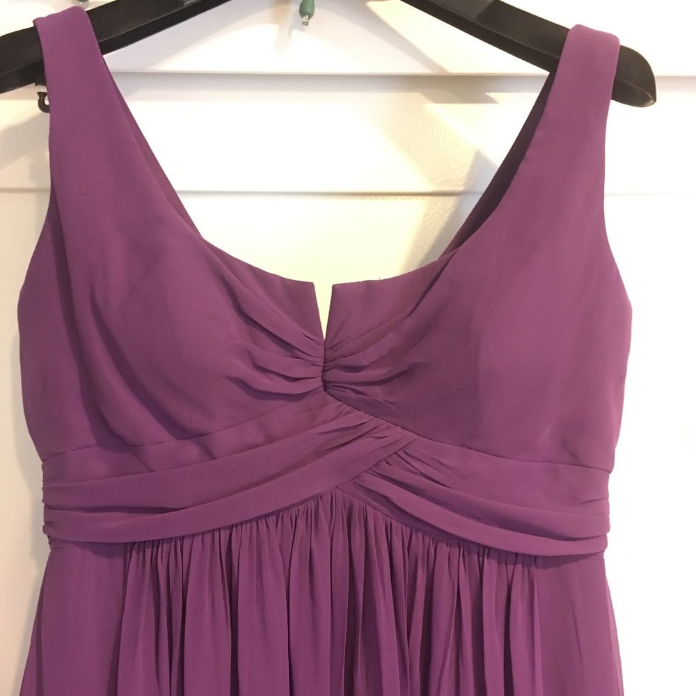 African Violet Bridesmaids Dress